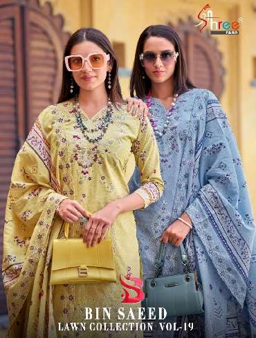 BIN SAEED LAWN COLLECTION VOL-19 SHREE